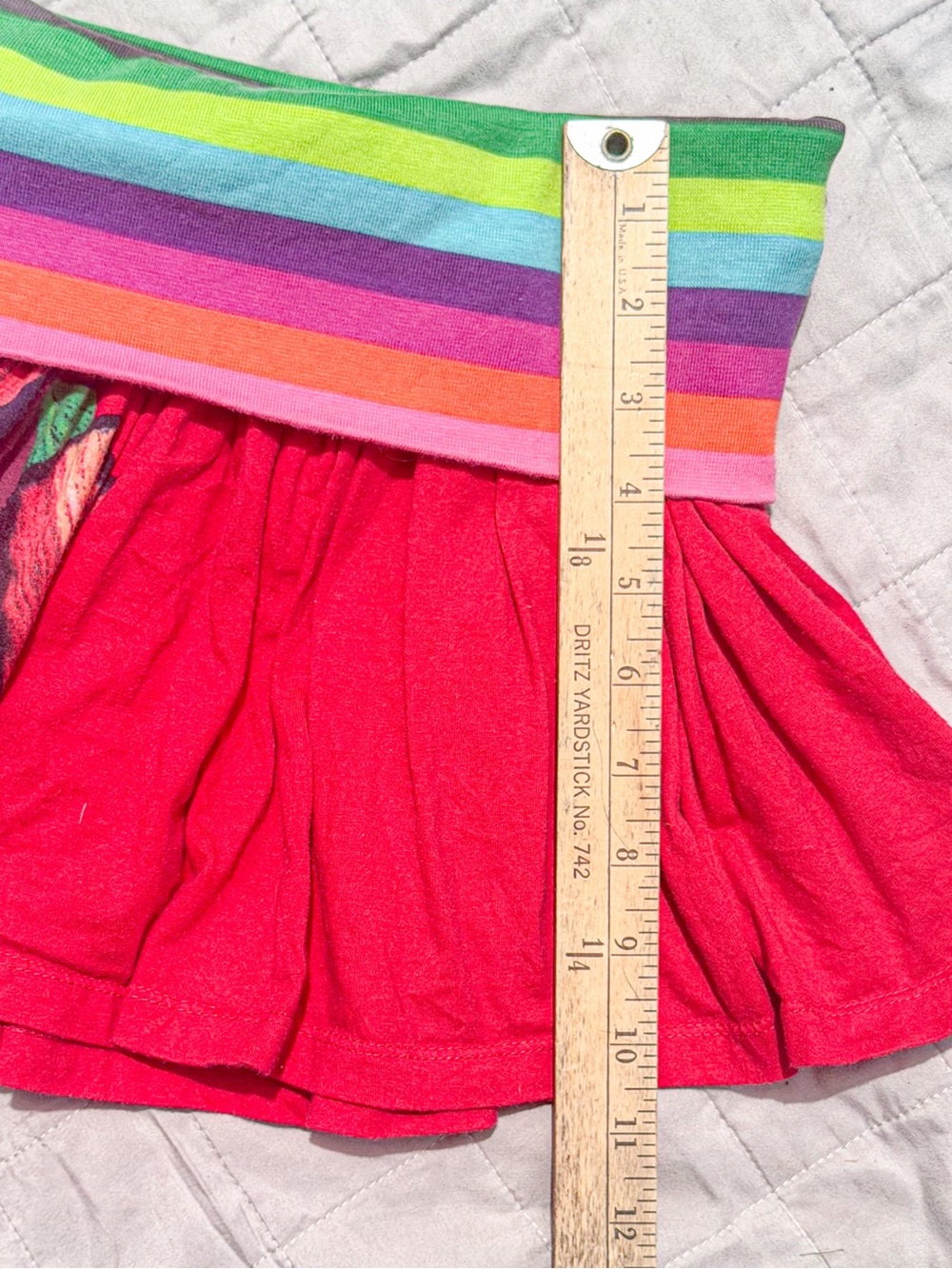 Dejigual 5 6 Girl Artwear Skirt High End Boutique Adjustable Sz Boutique Unique - Picture 6 of 8